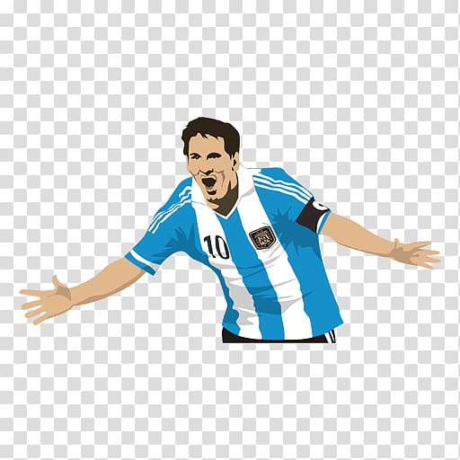 Argentina national football team FC Barcelona Football player Art, carton design transparent background PNG clipart