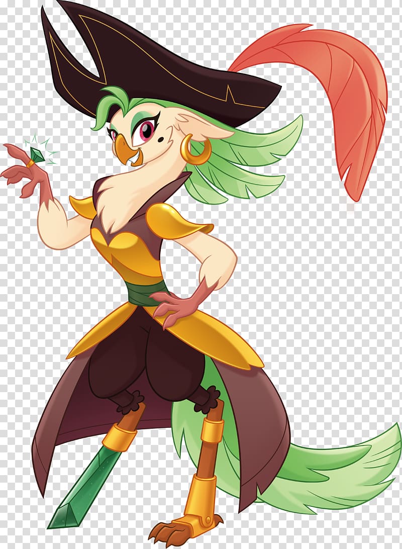 Captain Celaeno Pinkie Pie Twilight Sparkle Pony Rarity, pirate parrot transparent background PNG clipart