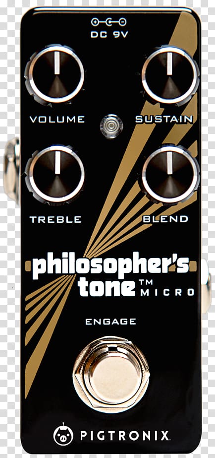 Pigtronix Philosopher's Tone Micro Effects Processors & Pedals Sustain Guitar, Sustain Pedal transparent background PNG clipart