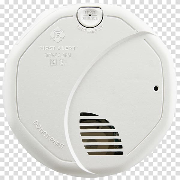 Smoke detector Alarm device First Alert Carbon monoxide detector, smoke transparent background PNG clipart