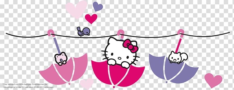 Hello Kitty Smoczek Baby Bottles Pacifier, hello kitty Frames transparent background PNG clipart