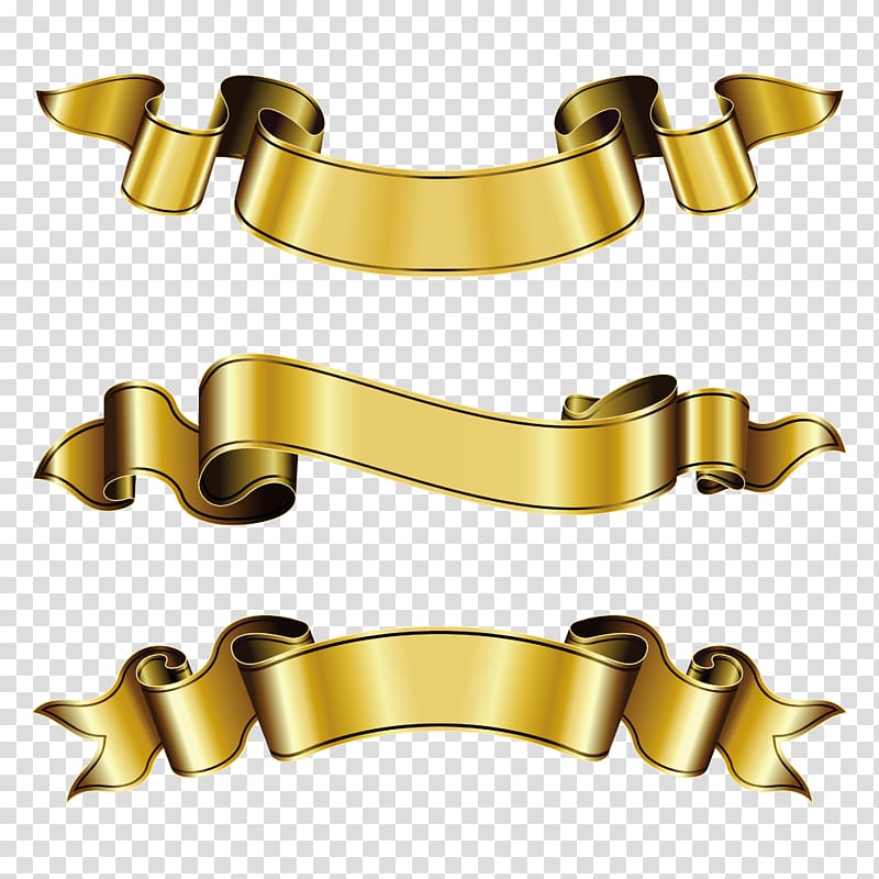 Free: Ribbon Wedding Icon, Golden wedding ribbon icon transparent  background PNG clipart 
