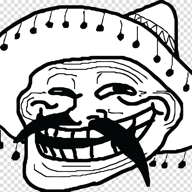 Trollface Internet troll Rage comic YouTube, youtube transparent background PNG clipart