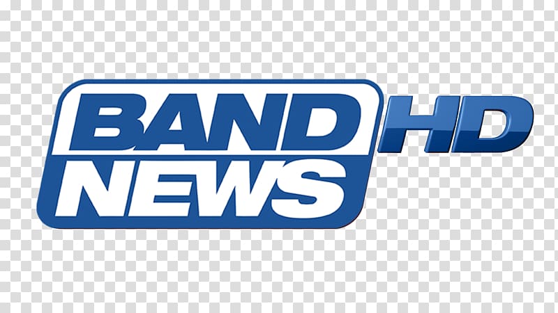 Logo Brand Vehicle License Plates BandNews TV, design transparent background PNG clipart