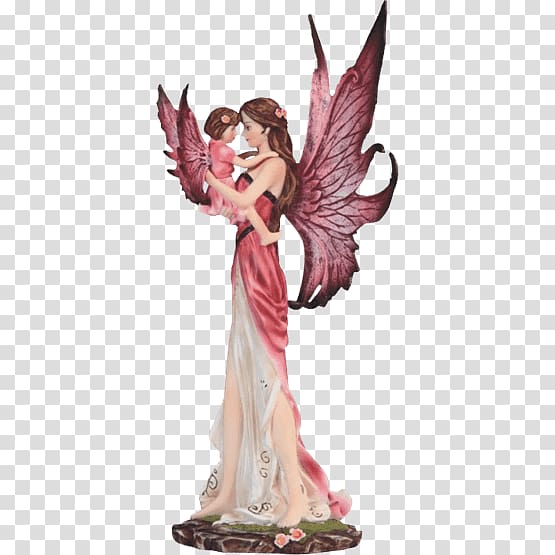 Fairy godmother Figurine Statue Elf, long hair fluttering transparent background PNG clipart