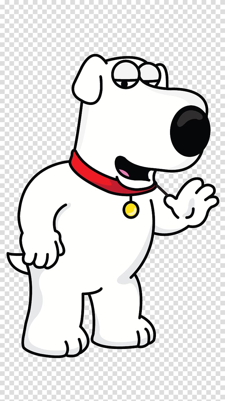 white dog , Brian Griffin Stewie Griffin Peter Griffin Meg Griffin Lois Griffin, family guy transparent background PNG clipart