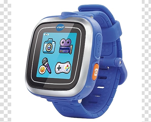 VTech Kidizoom Smartwatch DX Blue Toy, Boxing Day Sale transparent background PNG clipart