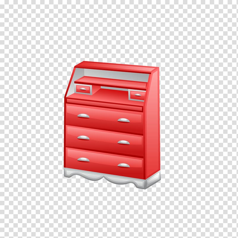 Cabinetry Illustration, Red cupboard transparent background PNG clipart