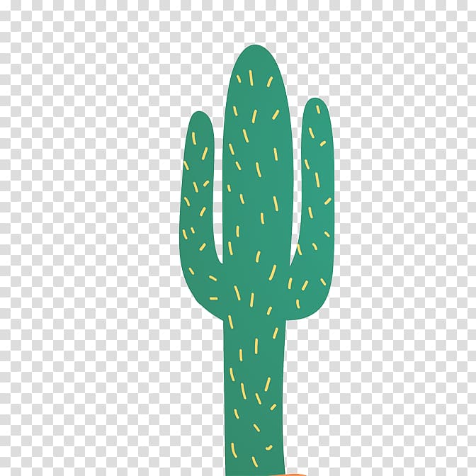 Green Cartoon Drawing, Green cartoon cactus decorative pattern transparent background PNG clipart