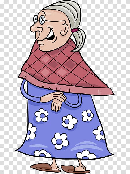 Drawing Grandparent Dessin animé, woman transparent background PNG clipart