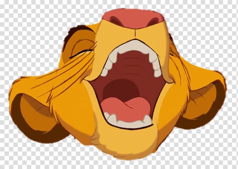 Simba Scar Shenzi Mufasa Lion, laugh transparent background PNG clipart