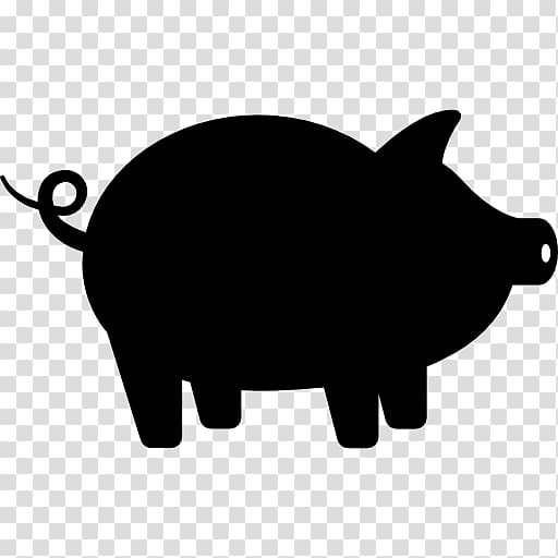 silhouette of pig , Pig Encapsulated PostScript , pig transparent background PNG clipart