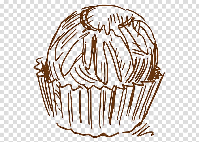 Muffin Chocolate Cake , sketch chocolate transparent background PNG clipart
