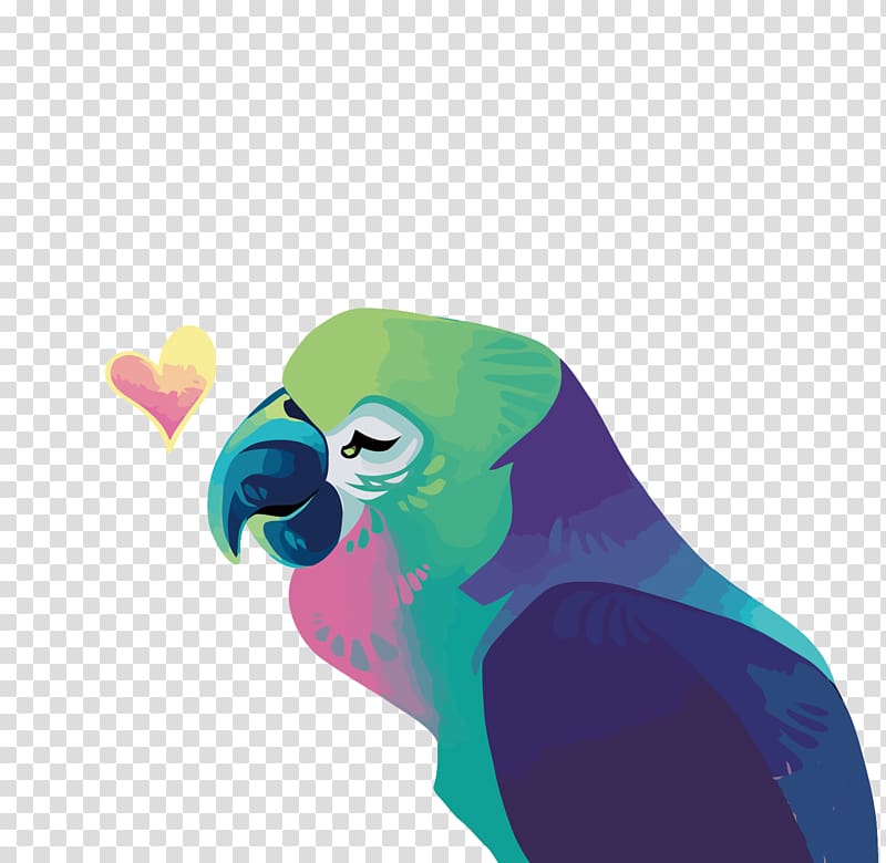 Parrot Macaw, Watercolor Parrot transparent background PNG clipart