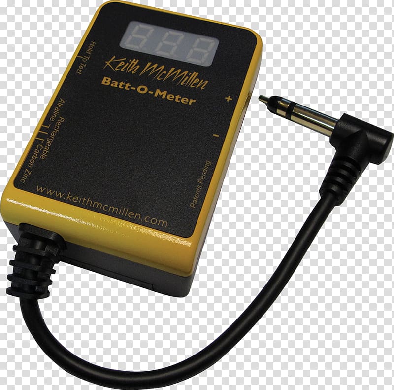 AC adapter Gig bag Electronics Power Converters Todobajos y Guitarras S.L., battery tester transparent background PNG clipart