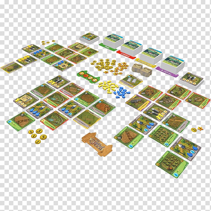 Stronghold Games Fields of Green Board Game 7 Wonders Card game, Vangelis transparent background PNG clipart
