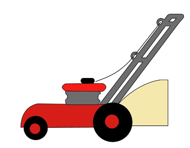 Lawn mower Cartoon , Lawn Mower Cartoon transparent background PNG clipart