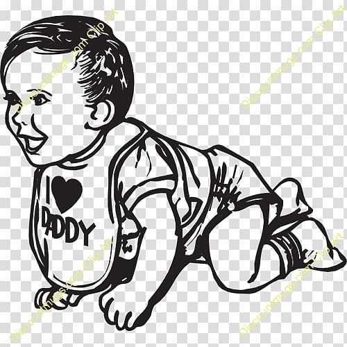 Bib Infant Child Father, child transparent background PNG clipart