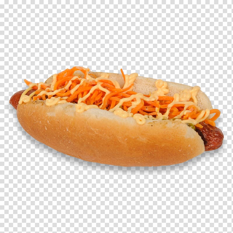Coney Island hot dog Chili dog Cuisine of the United States Korean carrots, hot dog transparent background PNG clipart