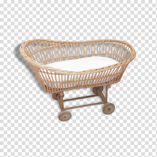 Furniture Wicker Basket Cots, rose flower rattan transparent background PNG clipart