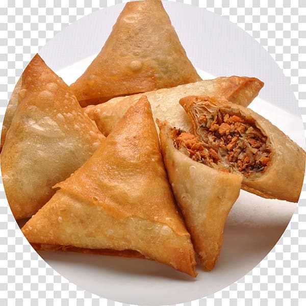 Chutney Samosa Indian cuisine Stuffing Spring roll, Samosa transparent background PNG clipart