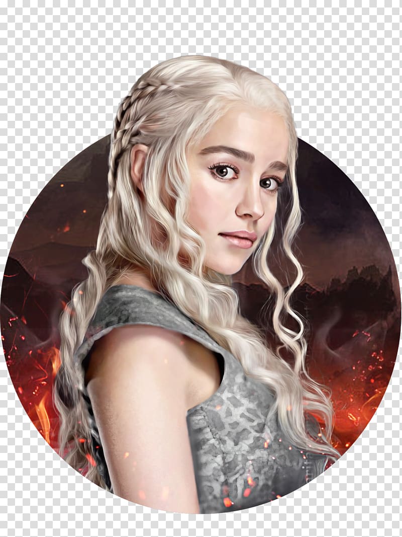 Daenerys Targaryen, Daenerys Targaryen Game of Thrones Digital art, emilia clarke transparent background PNG clipart
