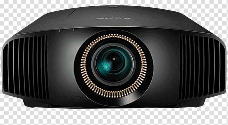 4K resolution Silicon X-tal Reflective Display Multimedia Projectors Sony Corporation, Projector transparent background PNG clipart