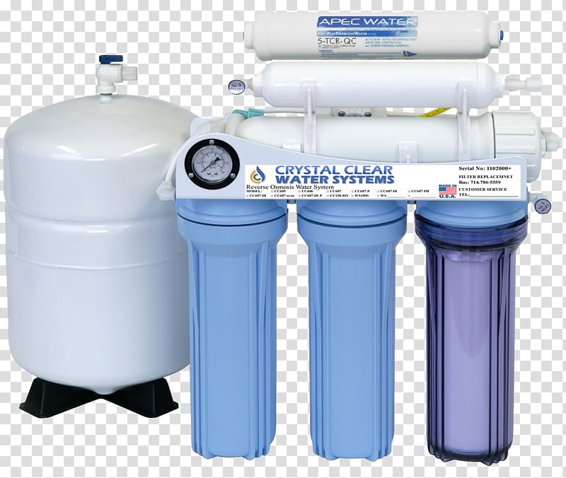 Water Filter Reverse osmosis Drinking water Water purification, Storage transparent background PNG clipart