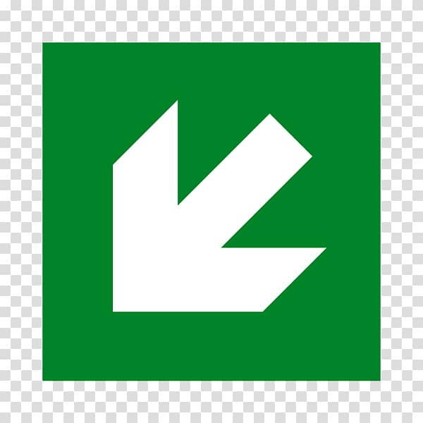 Emergency exit Arrow ISO 7010 Rettungszeichen Pictogram, Arrow transparent background PNG clipart