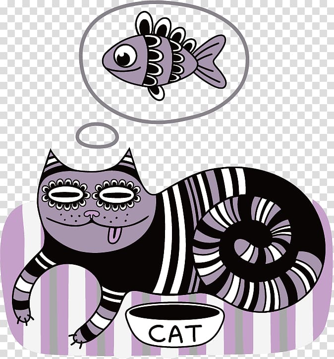 Black cat Kitten Illustration, Illustration cat transparent background PNG clipart
