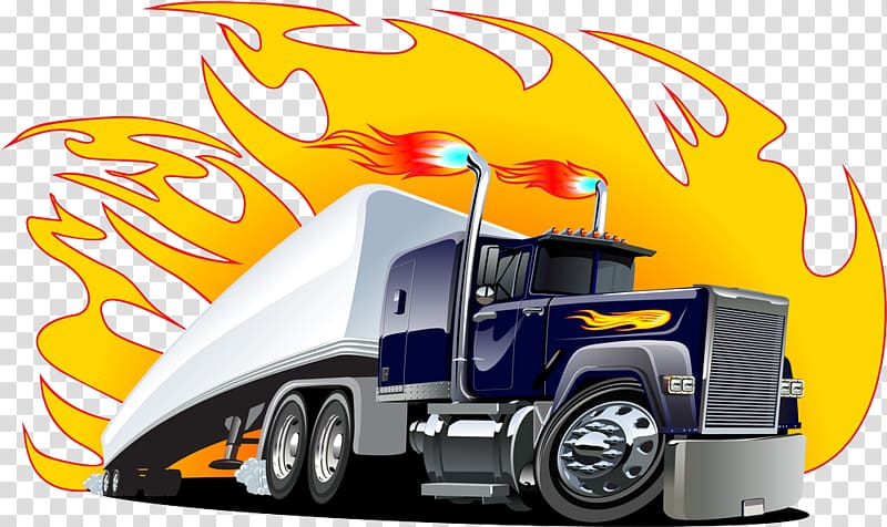 Peterbilt Car Pickup truck Semi-trailer truck, car transparent background PNG clipart