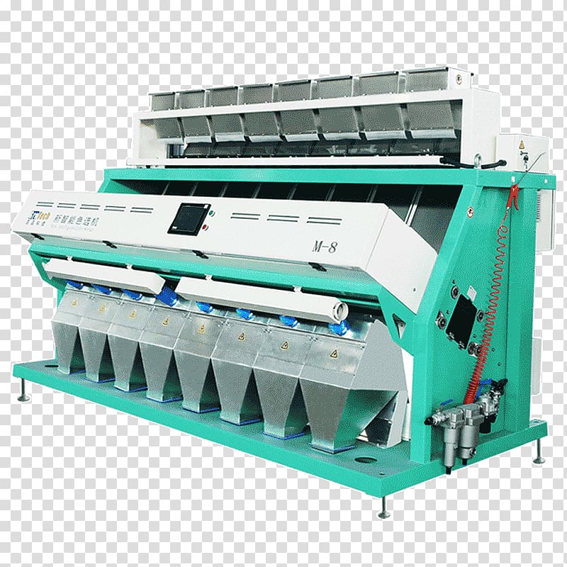 Rice color sorting machine Colour sorter Optical sorting Cereal, after-sale service transparent background PNG clipart