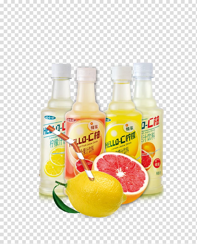 Juice Drink Hangzhou Wahaha Group Lemon Future Cola, Wow ha ha C grapefruit juice drinks transparent background PNG clipart