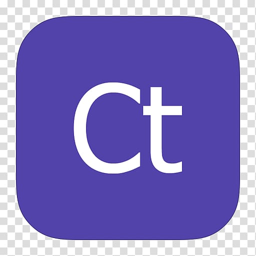 purple symbol electric blue, MetroUI Apps Adobe Contribute transparent background PNG clipart