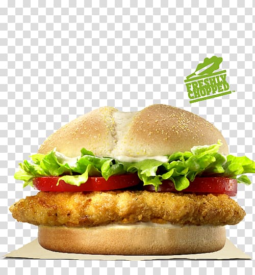 TenderCrisp Chicken sandwich Hamburger Burger King Specialty Sandwiches KFC, burger king transparent background PNG clipart