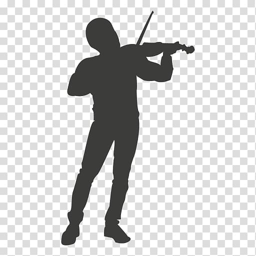 Violin Music Cello Silhouette, players transparent background PNG clipart