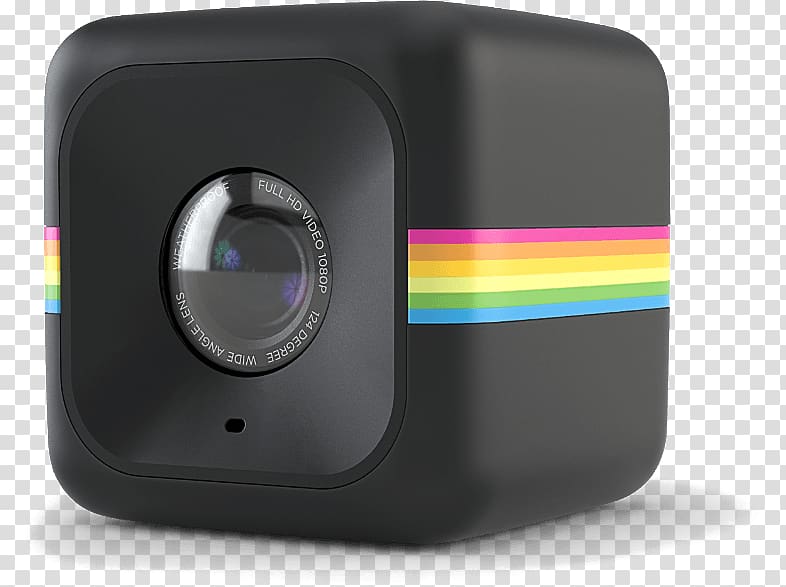 Polaroid Corporation Action camera 1080p Polaroid Cube Video Cameras, polaroid hd transparent background PNG clipart