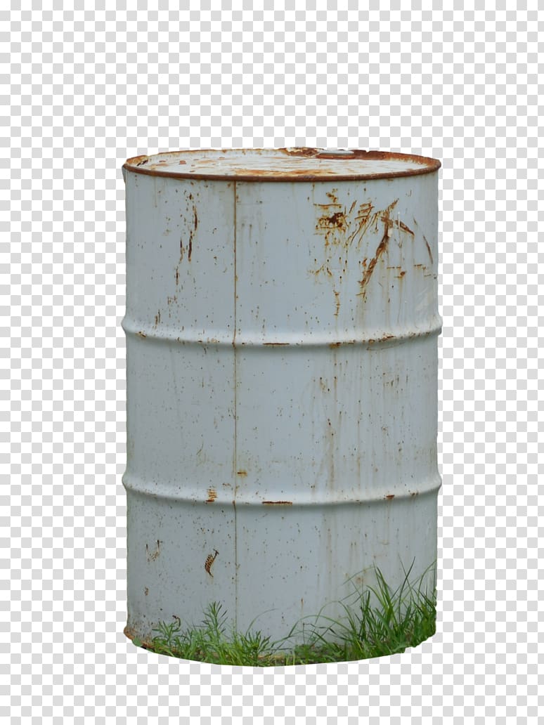 white steel barrel, Barrel Drum Petroleum, Barrel transparent background PNG clipart