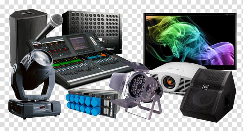 Lighting Sound Light-emitting diode Professional audiovisual industry, light transparent background PNG clipart