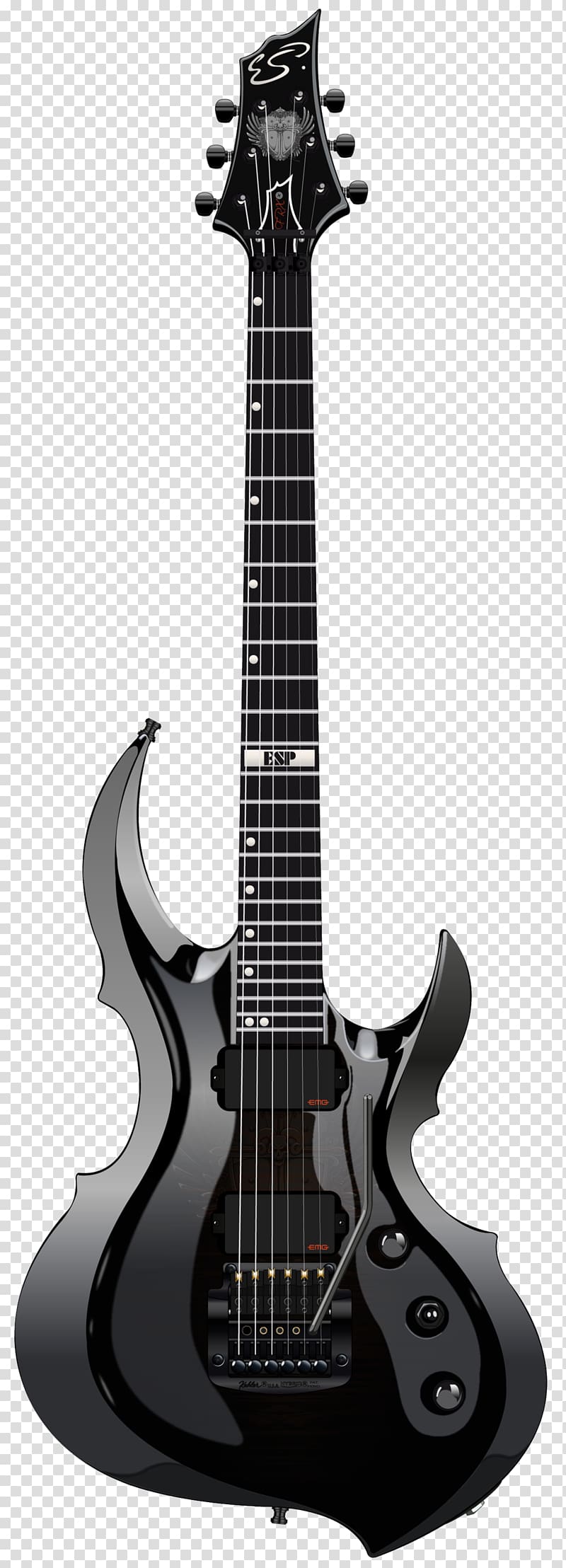 ESP Guitars ESP E-II Eclipse Musical Instruments Electric guitar, musical instruments transparent background PNG clipart