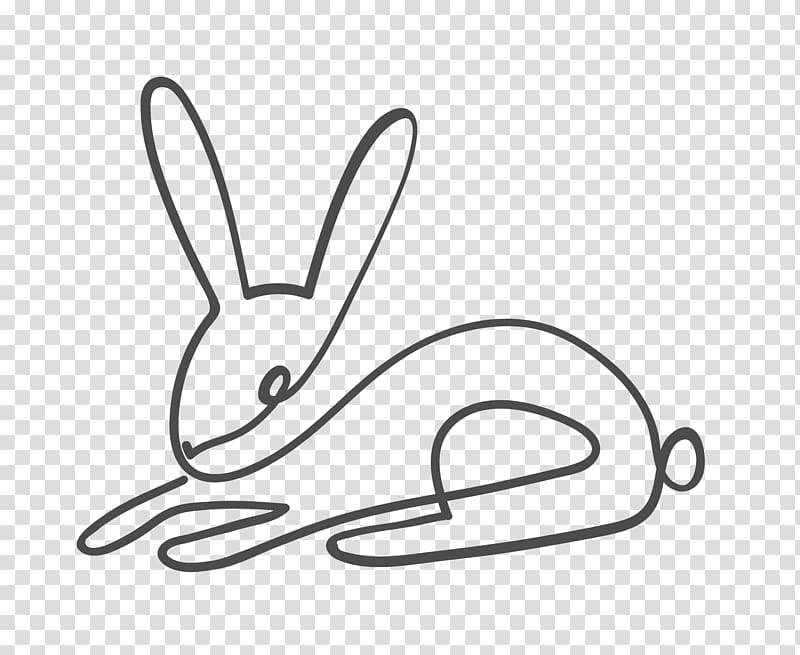 Black Rabbit Doulas Domestic rabbit Graphic design, doula symble transparent background PNG clipart