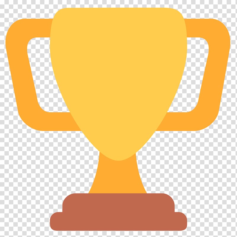 Emoji Trophy Medal Computer Icons Award, golden cup transparent