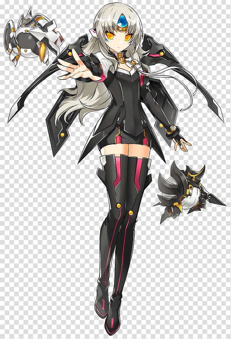 Free: Closers Elsword Anime Drawing, Anime transparent background PNG  clipart 