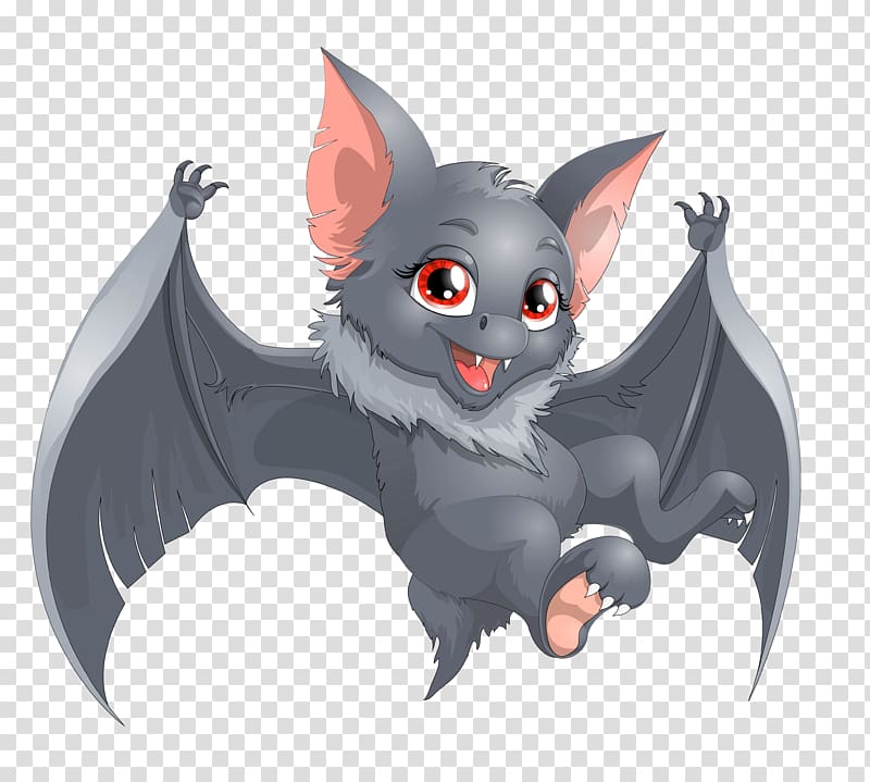 bat illustration , Bat Cartoon , Halloween Bat Cartoon transparent background PNG clipart