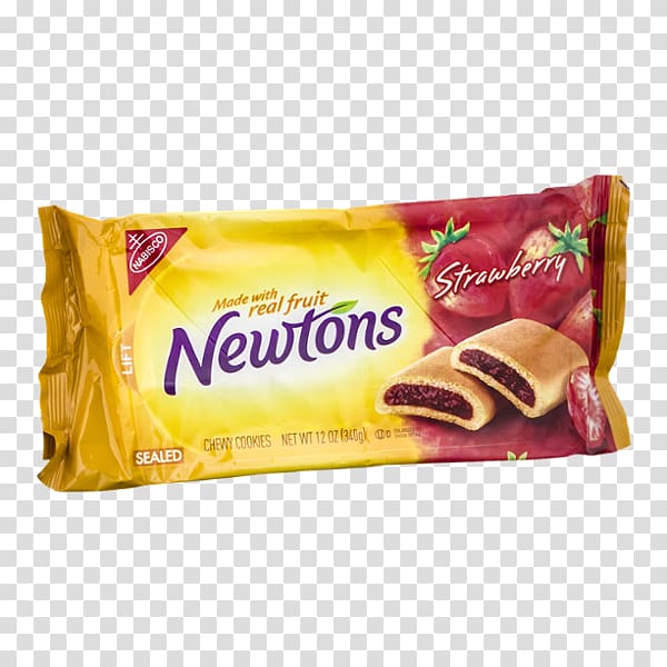 Newtons Chewy Raspberry Cookies, 12 oz tray Nabisco Fig Newtons Biscuits, fruity cookies transparent background PNG clipart