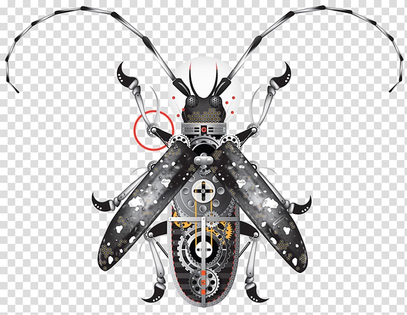 Beetle Mechanical Engineering Creativity Creative work, Innovative robotic insects transparent background PNG clipart