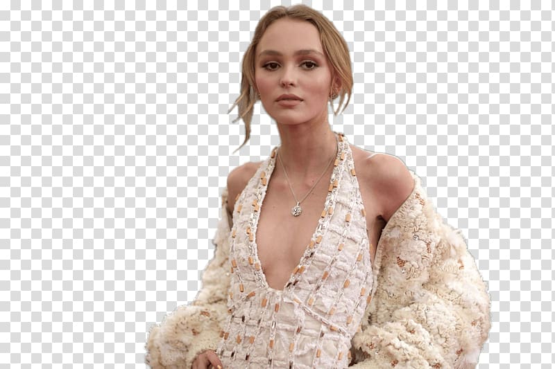 Lily-Rose Depp Chanel Tusk Actor Film, Glamour transparent background PNG clipart