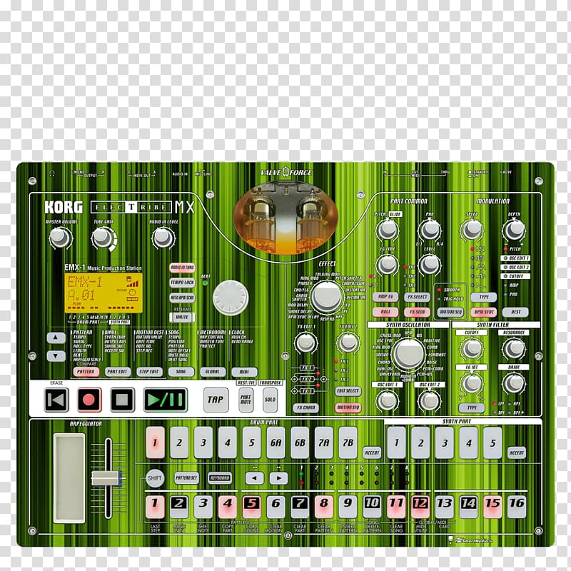 Electribe Electronics Electronic component Korg Sampler, flips transparent background PNG clipart