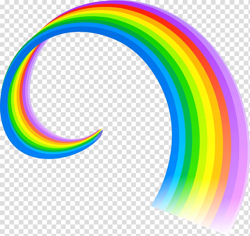 rainbow illustration, Rainbow transparent background PNG clipart