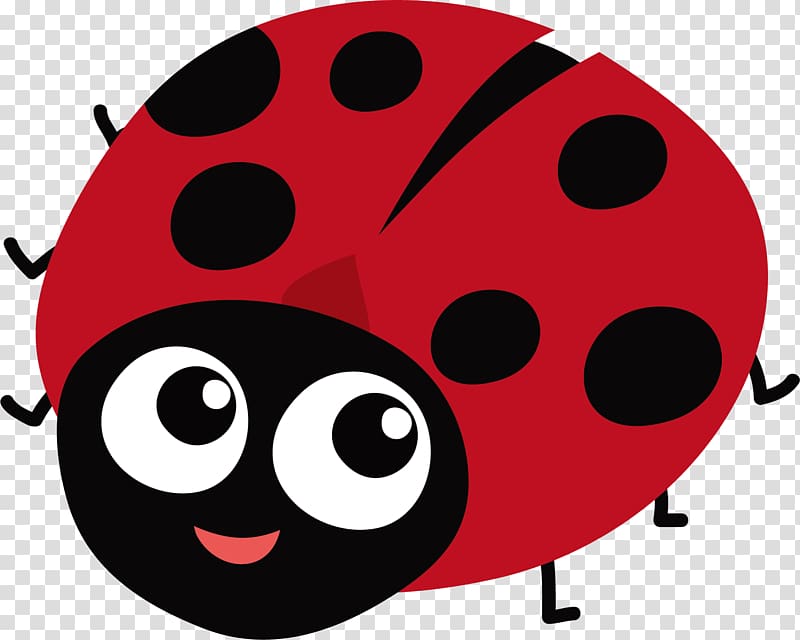 Insect Ladybird Euclidean , Hand painted ladybug transparent background PNG clipart